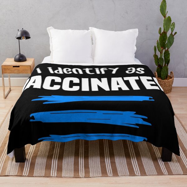 Item preview, i identify as vaccinated 2021 2022 - BLine designed and sold by redblackline.