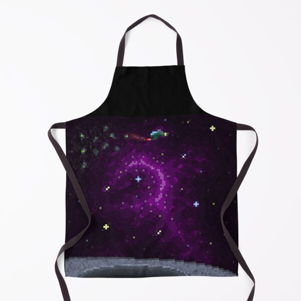 Item preview, Ore Collector - Easily Distracted by Space - Purple Pixelated space clouds designed and sold by For the love of Pixels.