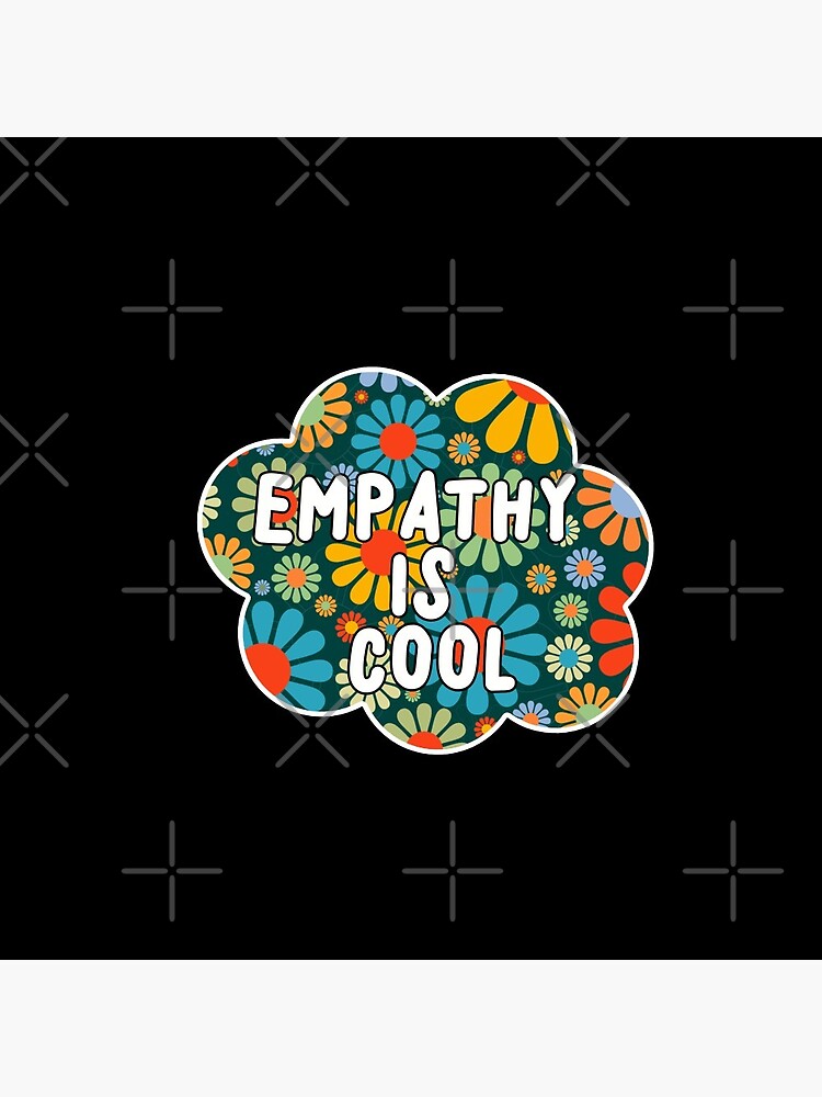 Disover Empathy Is Cool Groovy Retro Pin