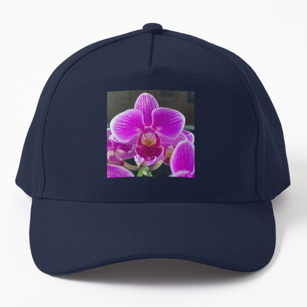 Purple Orchid By Yannis Lobaina Baseball Cap