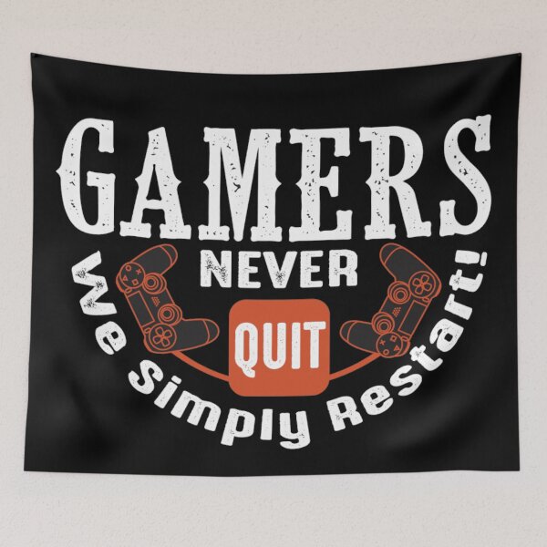 Item preview, Gamers never Quit designed and sold by Golden-place.