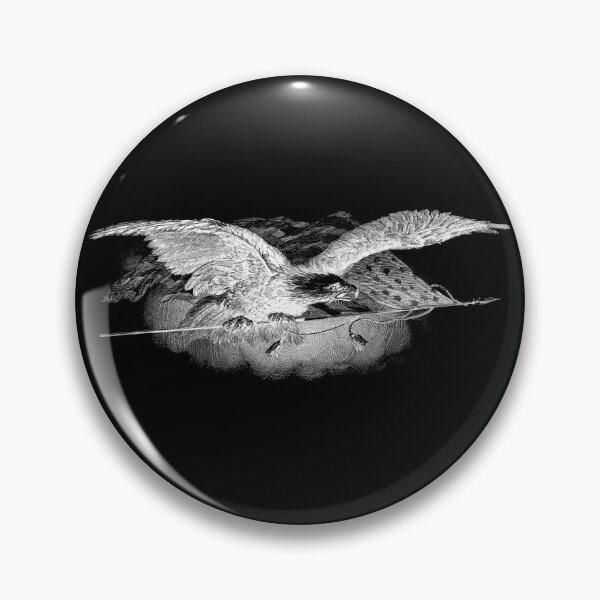 Item preview, white American Flag Eagle designed and sold by Oblivyum.