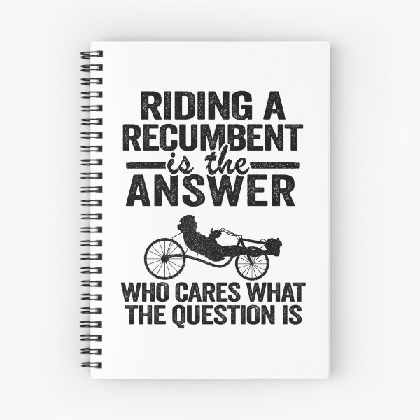 Item preview, Riding A Recumbent Is The Answer Funny Recumbent Bike designed and sold by Stronzi.