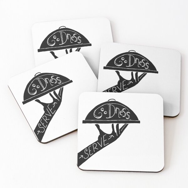 Item preview, Serve Goodness (in Black) designed and sold by Ginger Young.