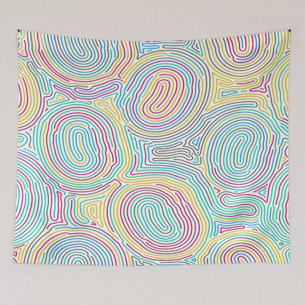 Item preview,   colorful fingerprint pattern designed and sold by Northendesigns.