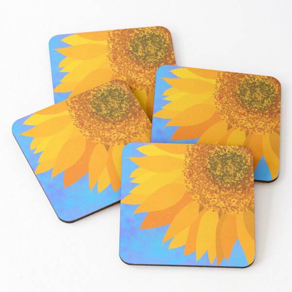Item preview, Sunflower in sunset background designed and sold by MamaSweetea.
