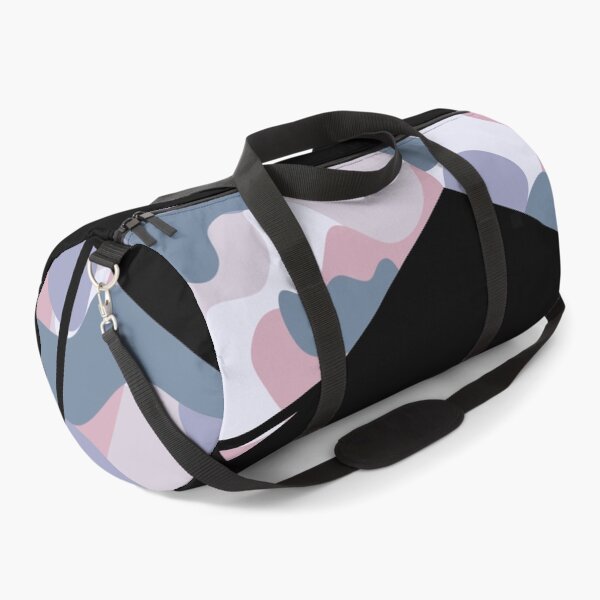 Item preview, Espacio negativo hexagonal de camuflaje - rosa púrpura azul con fondo negro designed and sold by T-RAZR.