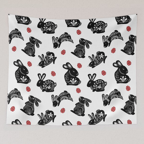 Item preview, Easter Bunny and Polka Dot Easter Egg designed and sold by ChelleCreate.