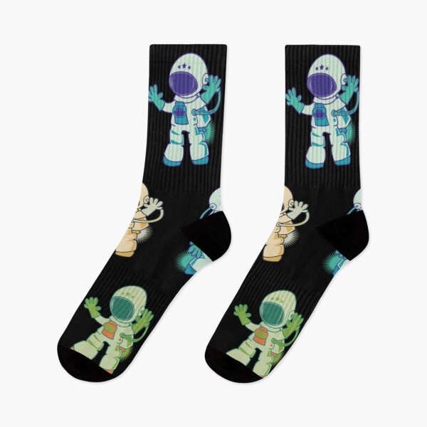 Item preview, Colorful Astronaut Pattern Cute Repeating Pattern Outer Space Spaceflight designed and sold by hkinson.