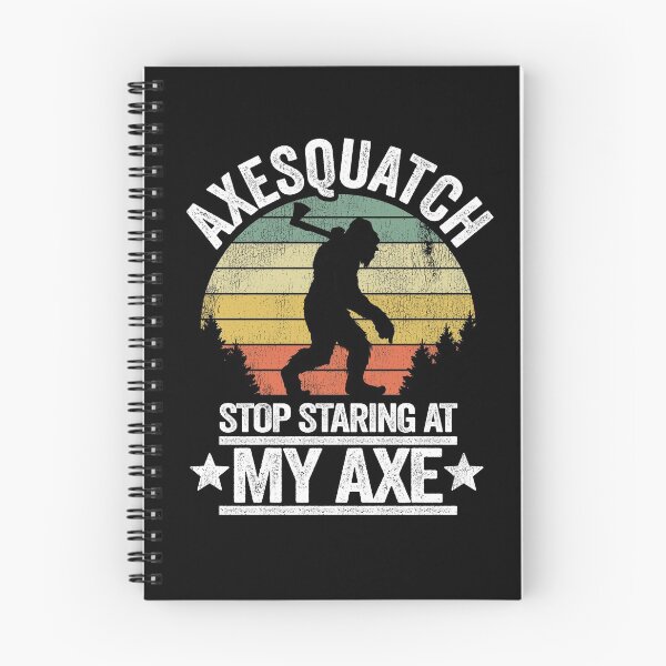 Item preview, Funny Vintage Bigfoot Axe Throwing Axesquatch Gift designed and sold by Stronzi.