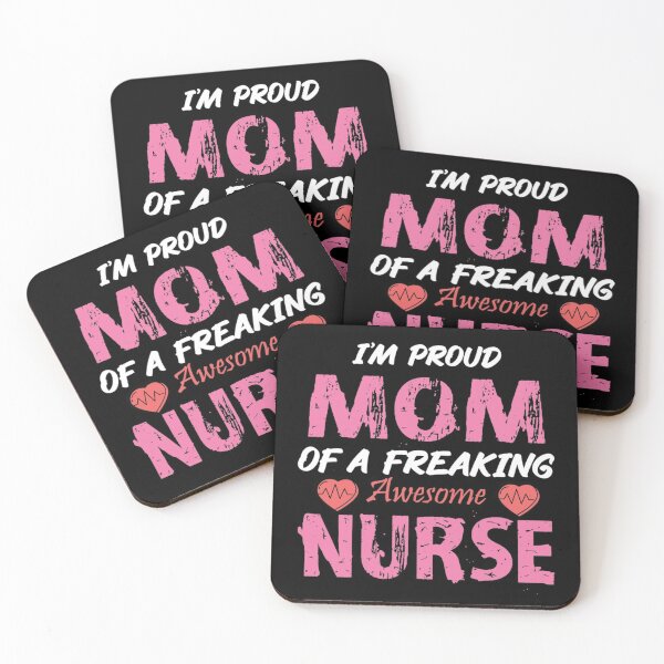 Item preview, Proud mom of Nurse designed and sold by Golden-place.