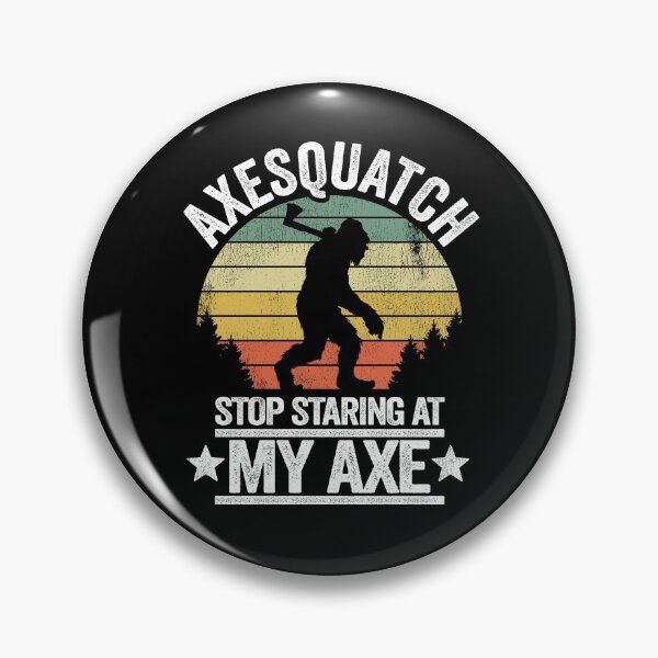 Item preview, Funny Vintage Bigfoot Axe Throwing Axesquatch Gift designed and sold by Stronzi.