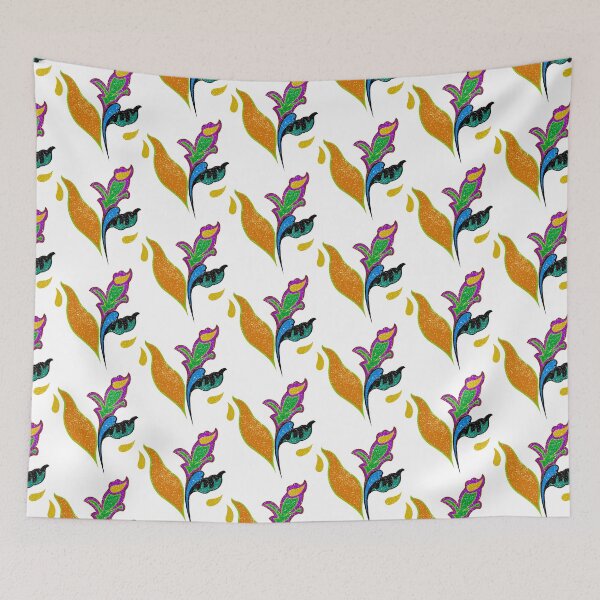 Item preview, Modern flower design for printing enywhere designed and sold by crevettedesign.