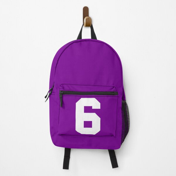 Item preview, Number 6 Sports Purple designed and sold by Shariss.