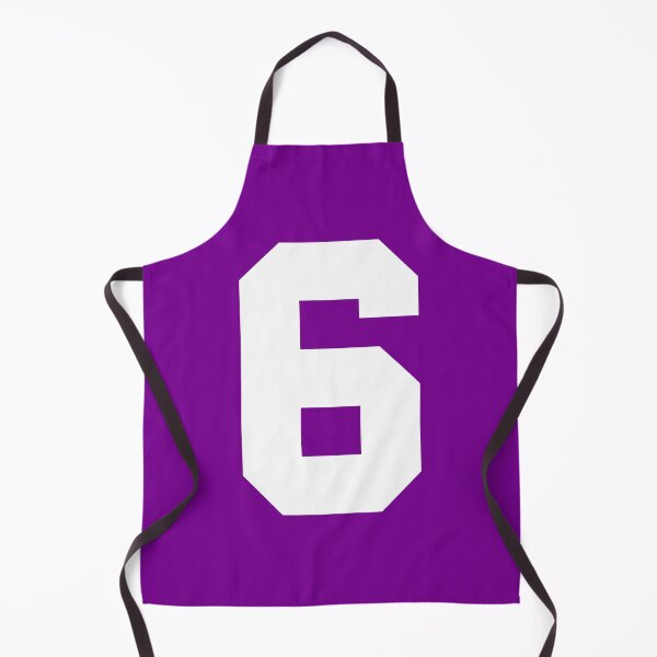 Item preview, Number 6 Sports Purple designed and sold by Shariss.
