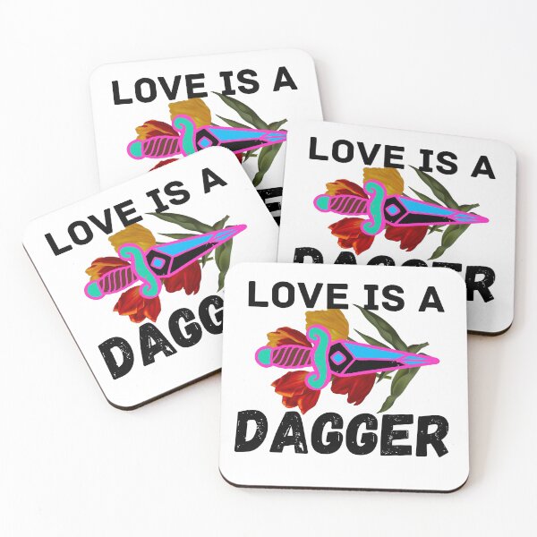 Item preview, Love is a dagger designed and sold by ronaldsonou.
