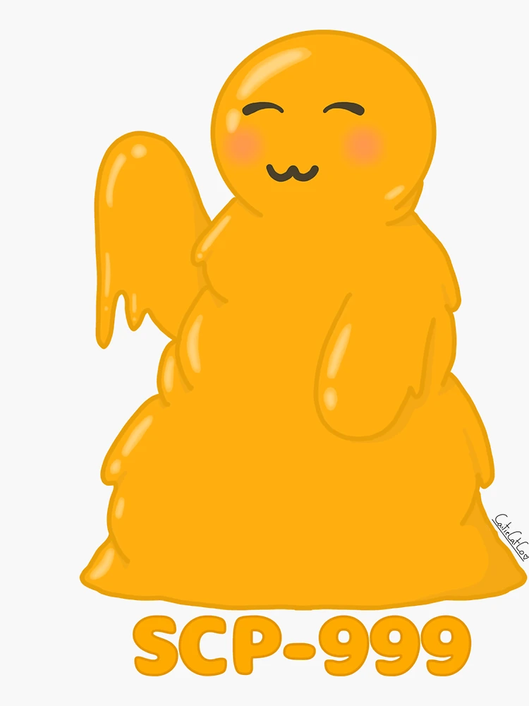 SCP-999 brings me so much joy. (Original artwork by me, I'm making them  into stickers and would like some pointers as they'll be my first stickers  and the first SCP I've ever