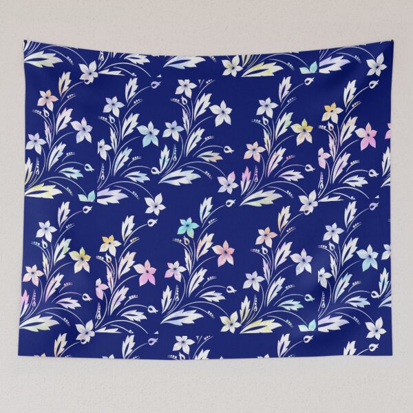 Item preview, fluid art floral pattern | original abstract design designed and sold by Design Repo.