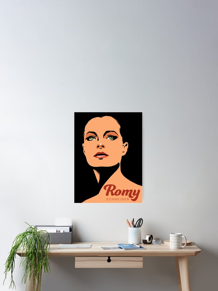 Thumbnail 2 of 3, Poster, Romy Schneider designed and sold by BLVDdesign.