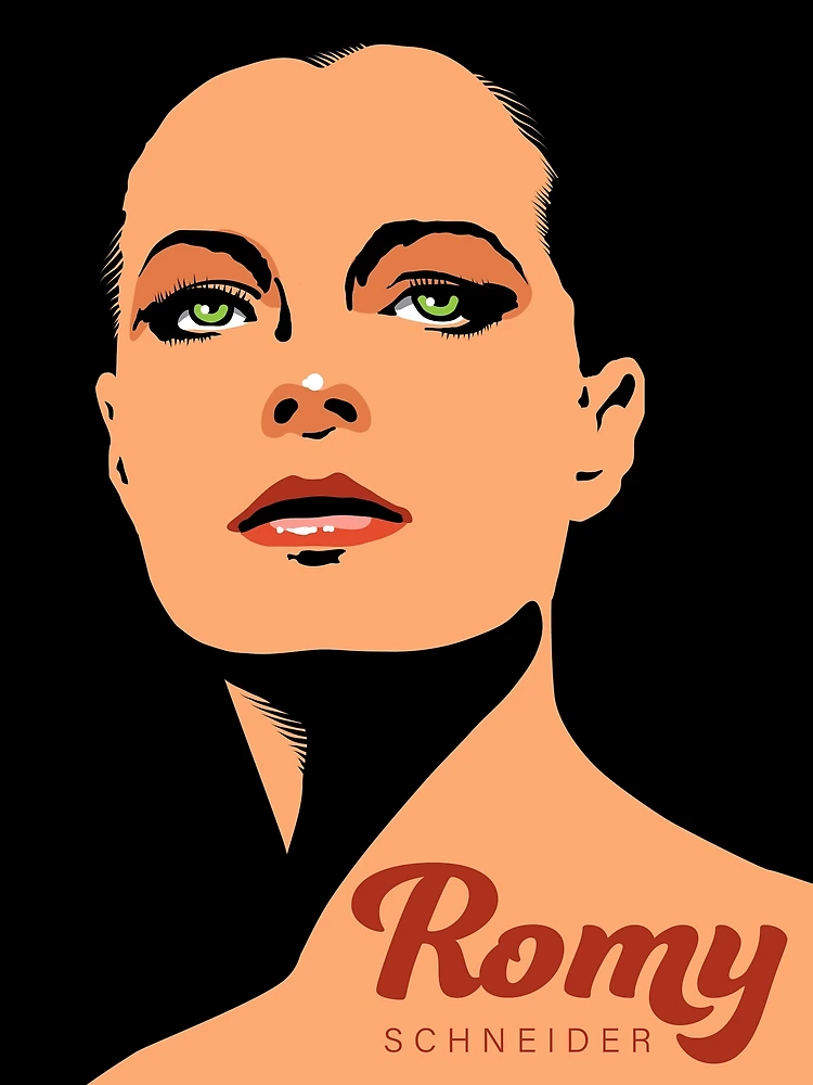 Thumbnail 3 of 3, Poster, Romy Schneider designed and sold by BLVDdesign.