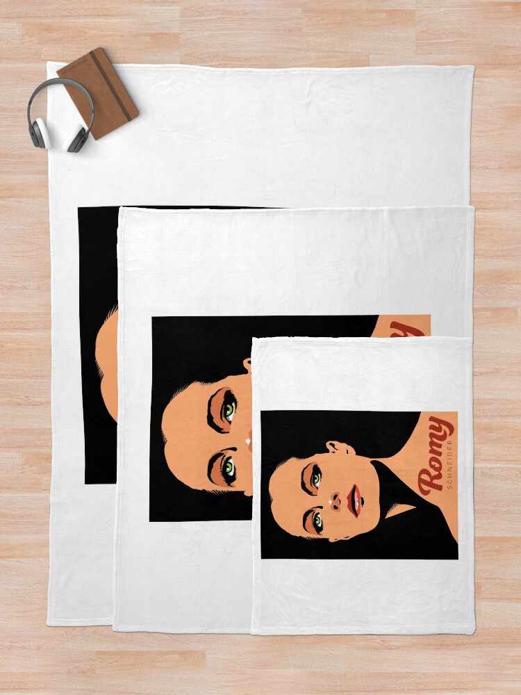 Thumbnail 5 of 6, Throw Blanket, Romy Schneider designed and sold by BLVDdesign.