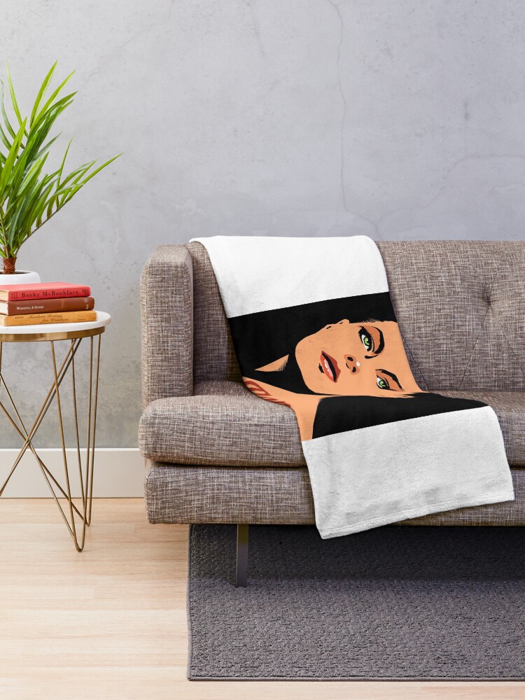 Thumbnail 2 of 6, Throw Blanket, Romy Schneider designed and sold by BLVDdesign.