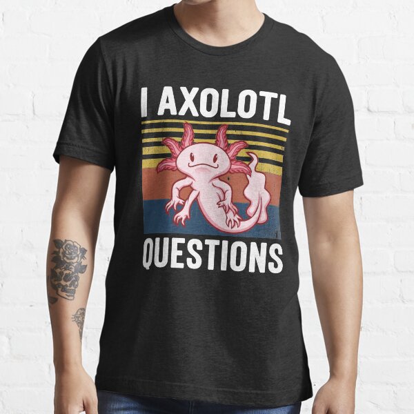 Vista previa del artículo con la obra «I Axolotl cuestiona la idea de regalo vintage», diseñado y vendido por Tatus Brinal.