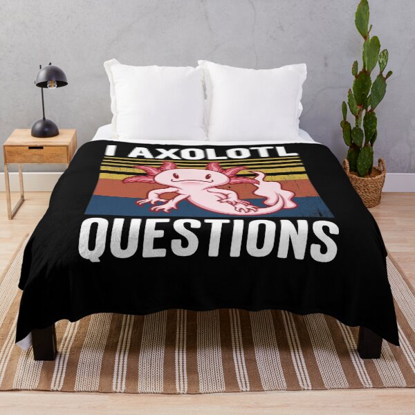 Item preview, I Axolotl Questions Vintage Gift Idea designed and sold by Tatus Brinal.