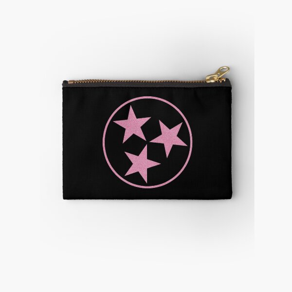 Item preview, Tennessee Flag Tristar Pink Glitter Color designed and sold by SportsT-Shirts.
