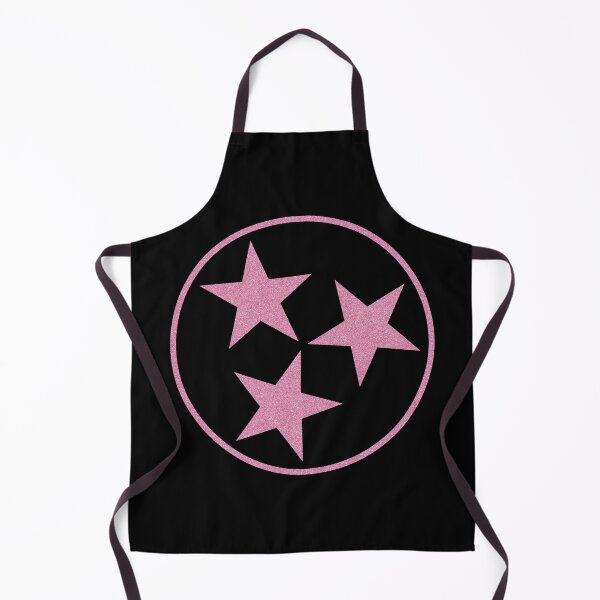 Item preview, Tennessee Flag Tristar Pink Glitter Color designed and sold by SportsT-Shirts.
