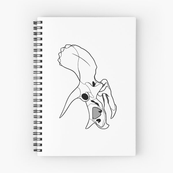 Item preview, Triceratops Skull (Blank) designed and sold by peltigaan.