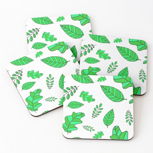 Item preview, Green leaves designed and sold by Kyla Slobodin.