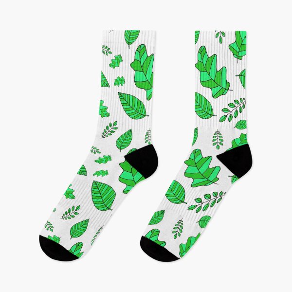 Item preview, Green leaves designed and sold by Kyla Slobodin.