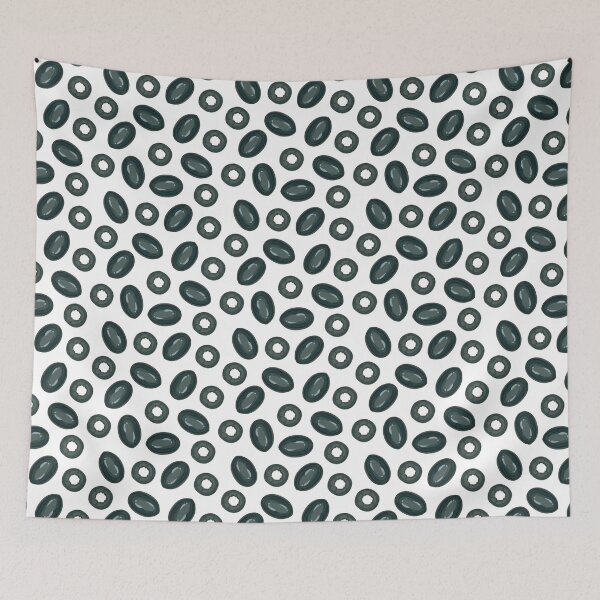 Item preview, Black Olives Pattern, Foods pattern designed and sold by wonteef.