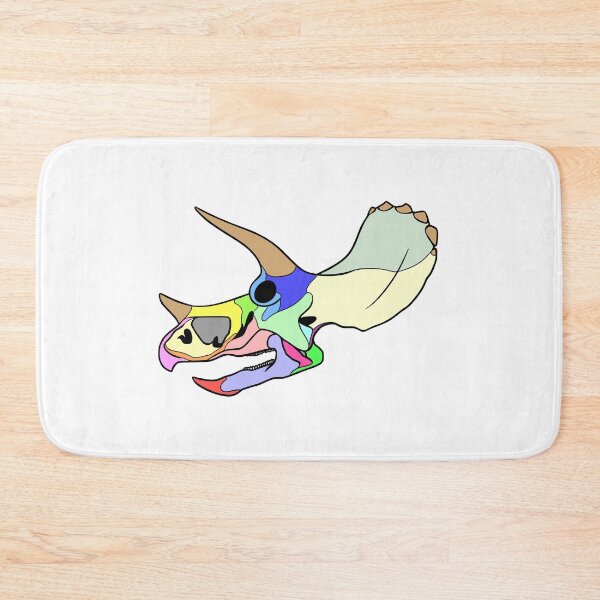 Item preview, Triceratops Skull (Colored) designed and sold by peltigaan.