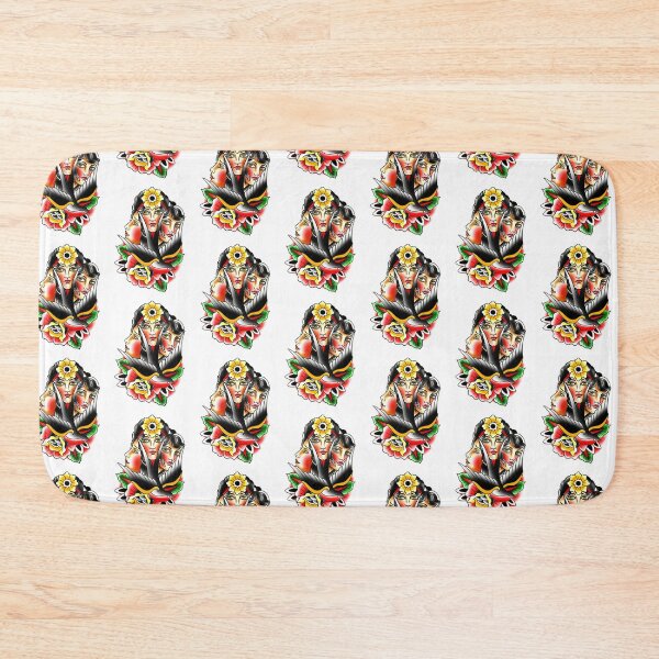 Item preview, traditional sparrow and gypsies designed and sold by LaLunaTattoo.