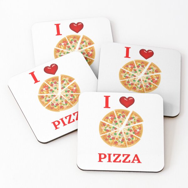 Item preview, I love pizza Art work  designed and sold by Built Daily.