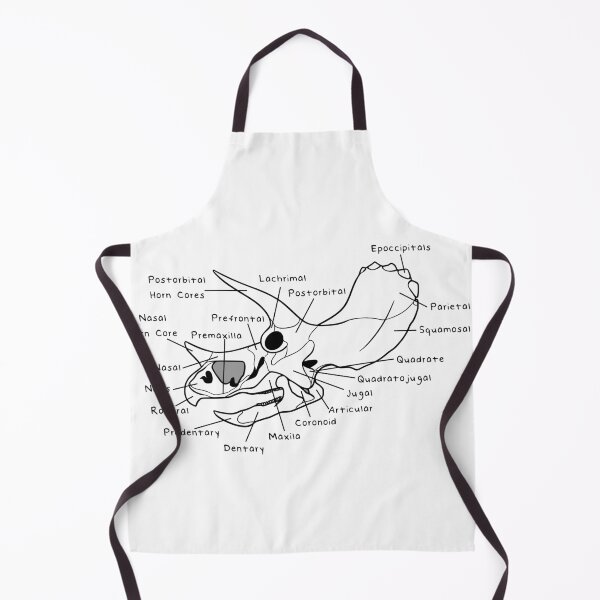 Item preview, Triceratops Skull (Labeled) designed and sold by peltigaan.