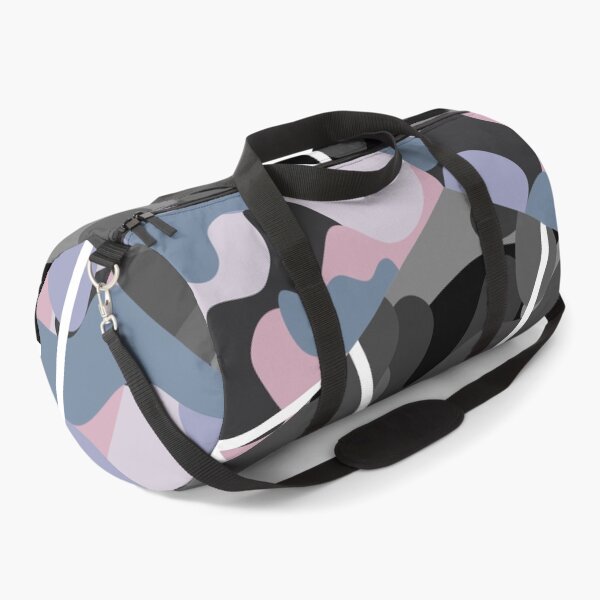 Item preview, Camouflage Hexagon - Pink Purple Blue Negative Space Camo hexagon with a Grey Camo Hexagon designed and sold by T-RAZR.