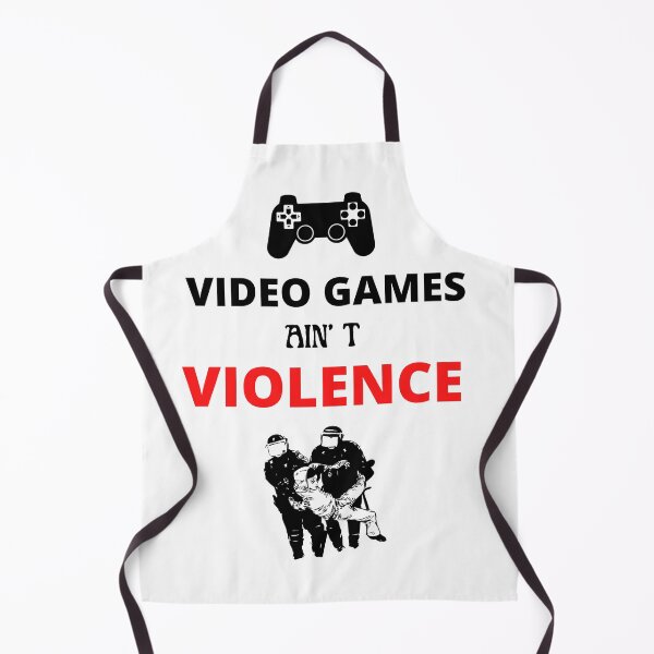 Item preview, VIDEO GAMES AIN'T VIOLENCE designed and sold by mkzmerch.