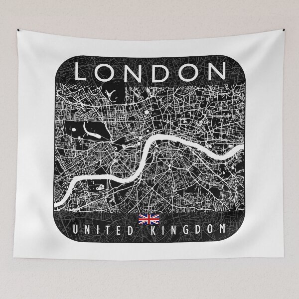 Item preview, LONDON MAP UNITED KINGDOM designed and sold by hatimelhag.