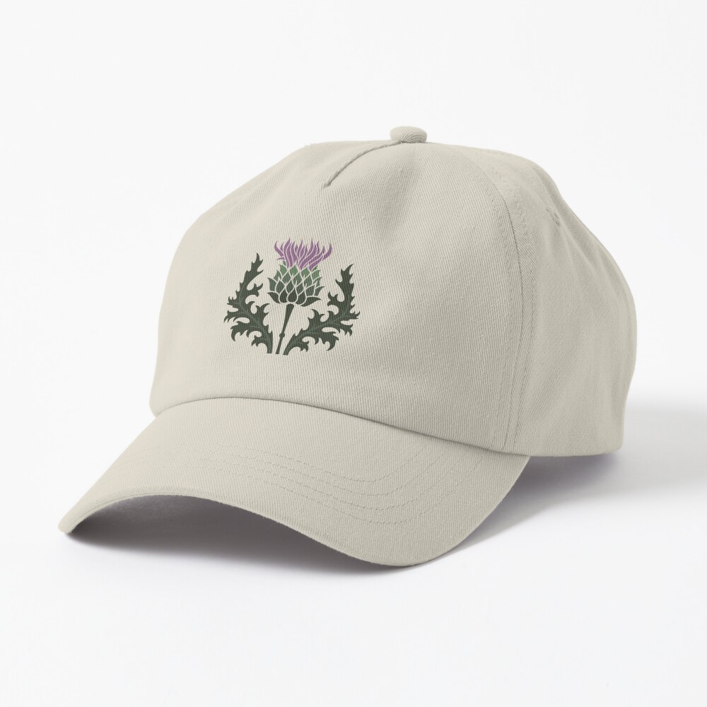 Scottish Thistle Flower of Scotland Cap