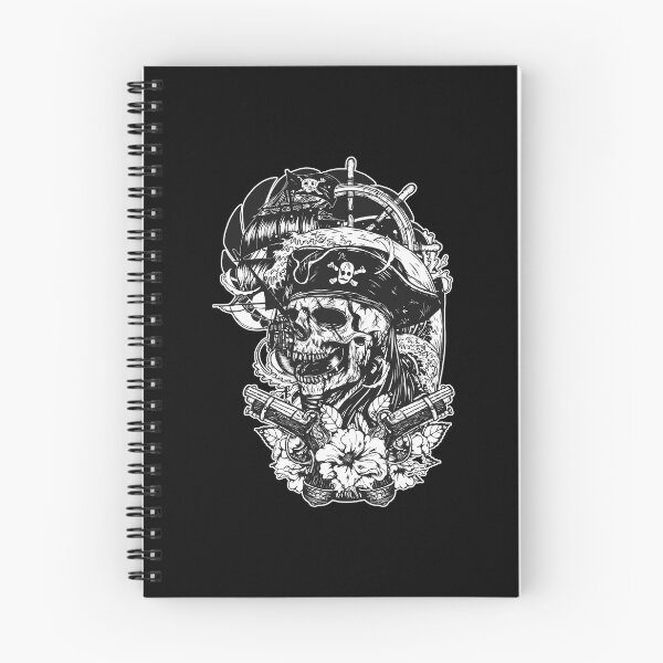 Item preview, Pirate skull and flower designed and sold by zaher97.