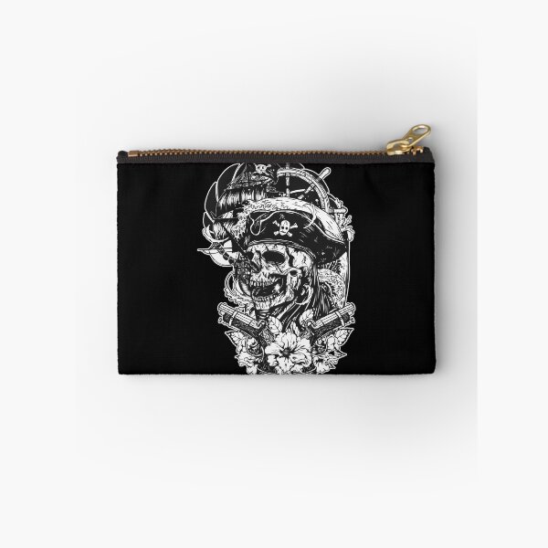 Item preview, Pirate skull and flower designed and sold by zaher97.