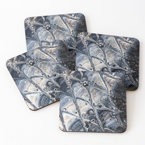 Item preview, Acrylic pour paint art pattern prints designed and sold by Pictographia.