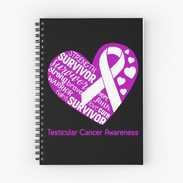 Item preview, Testicular Cancer Heart Support Testicular Cancer Warrior Fighting designed and sold by GennieShop.