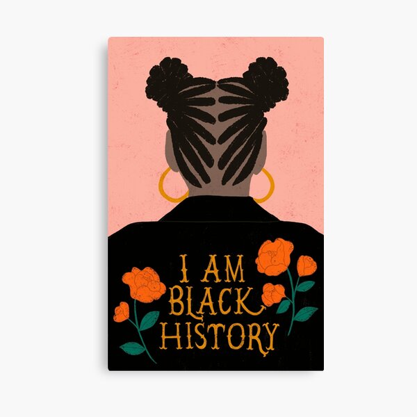 I am Black History Canvas Print