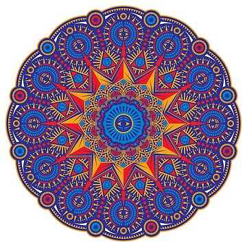 Artwork thumbnail, Bright Spirit Mandala by wickedpretty