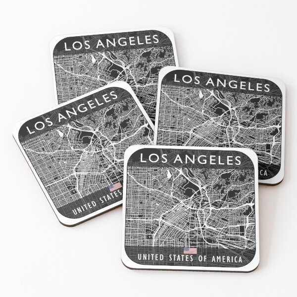 Item preview, LOS ANGELES MAP USA designed and sold by hatimelhag.