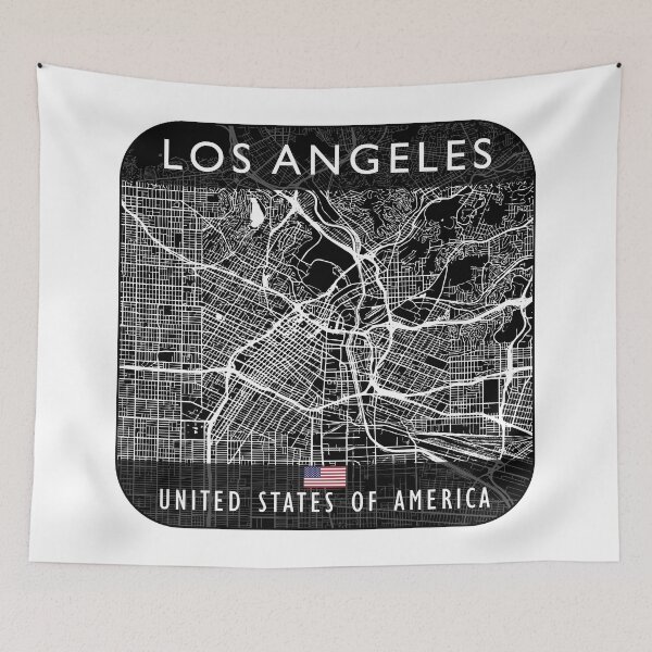 Item preview, LOS ANGELES MAP USA designed and sold by hatimelhag.